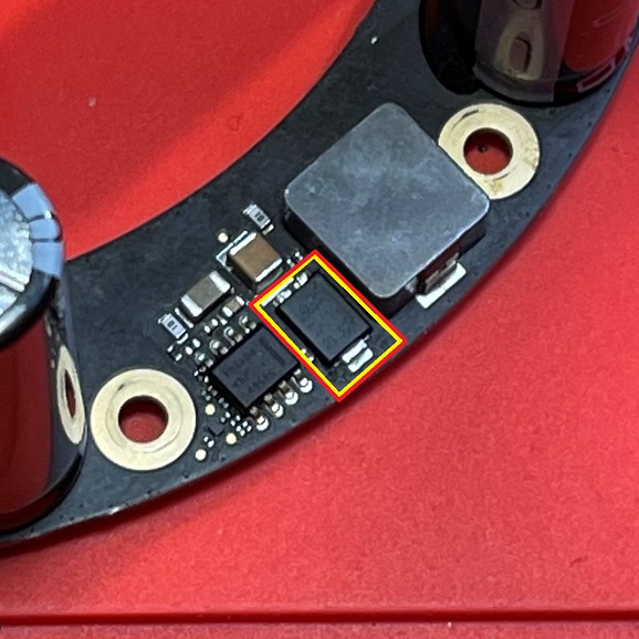 diode location on amp board