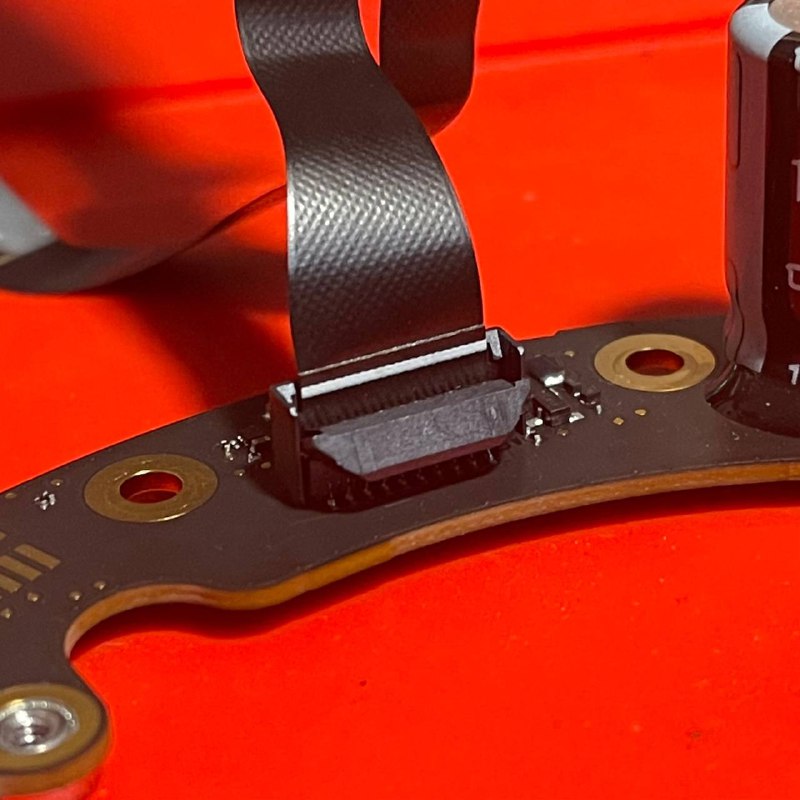 correctly installed cable