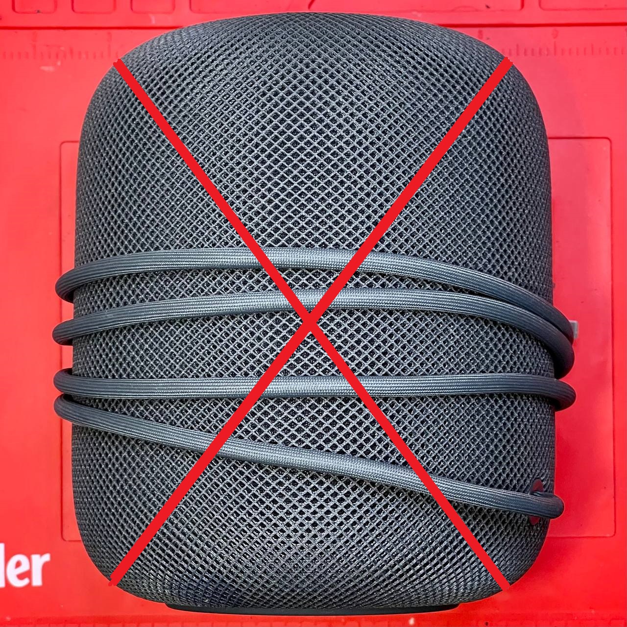 Don't wrap the cable around the pod when shipping